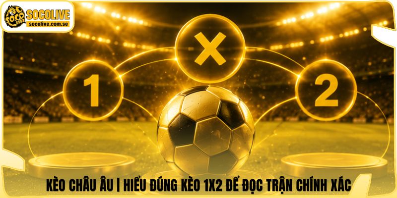 Kèo Châu Âu | Hiểu Đúng Kèo 1X2 Để Đọc Trận Chính Xác 4 Kèo Châu Âu | Hiểu Đúng Kèo 1X2 Để Đọc Trận Chính Xác